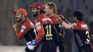 IPL 2016: Virat Kohli led Royal Challengers Bangalore need 4 wins out of last 5 to qualify for playoffs